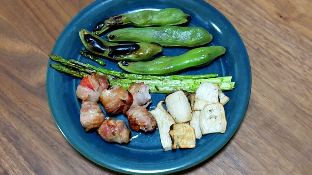 おゆき鳥の巣 料理ブログ 旨味凝縮 魚焼きグリルで野菜を焼いてみた おゆき鳥の巣