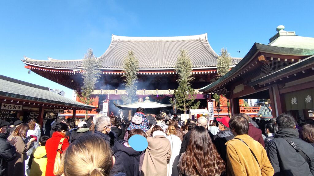 常香炉の煙