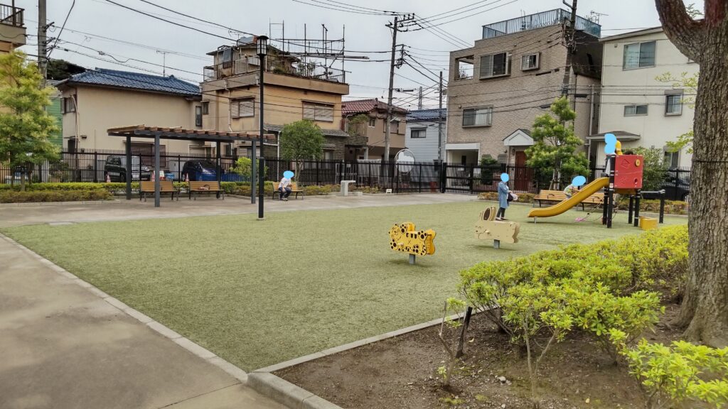 会場の公園