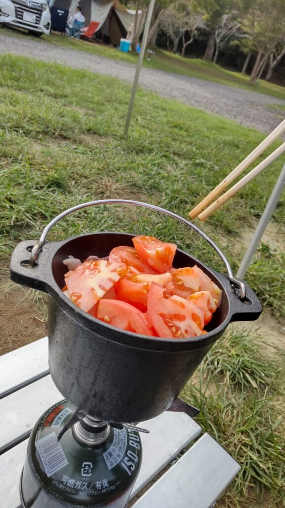 無水カレーを作る