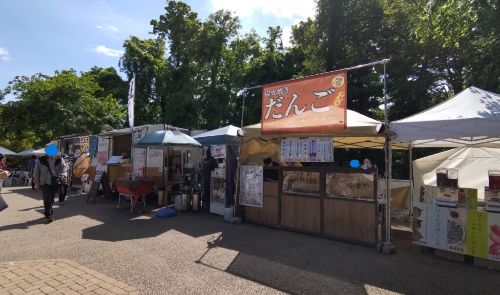 園内の屋台